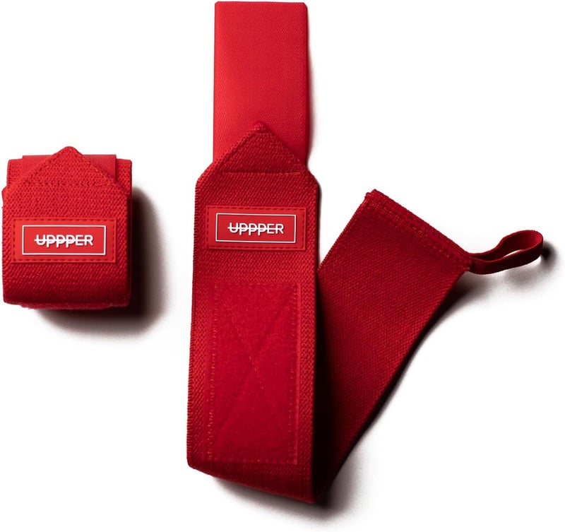 UPPPER Store Wrist Wraps for Weightlifting – 19" Lifting Wrist Support with Thumb Loop for Bench Press, Powerlifting, and Gym Workouts for Men & Women | Premium Fitness Gear - Image 1